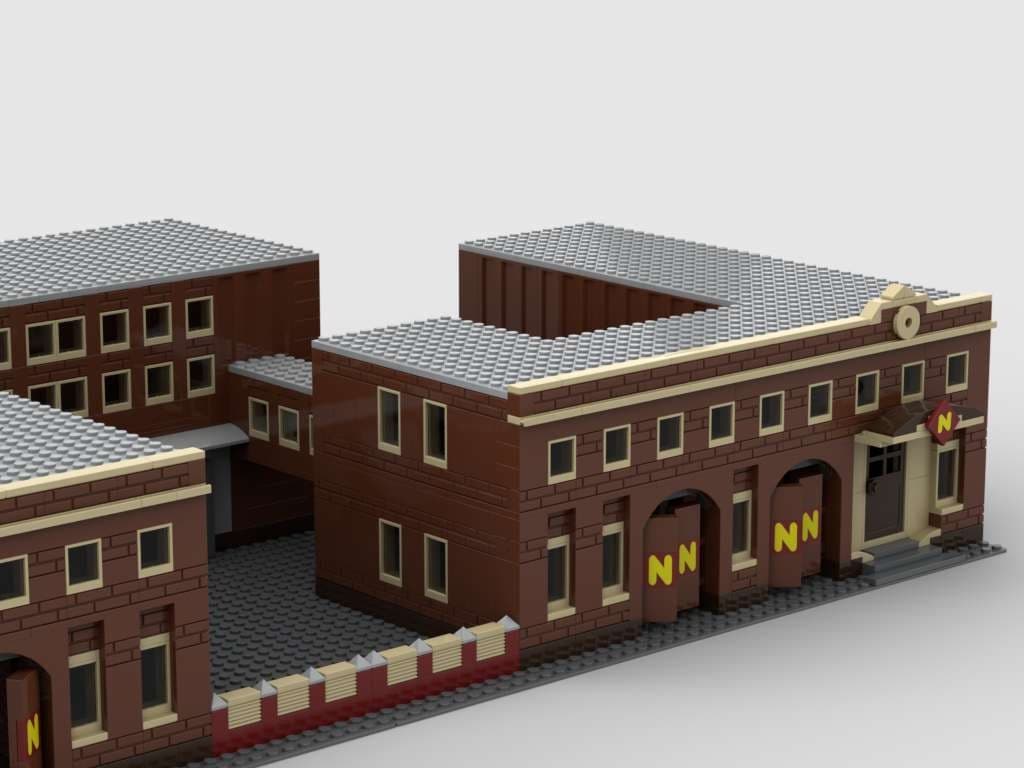 3D-концепт архитектурного набора по мотивам исторического мясокомбината