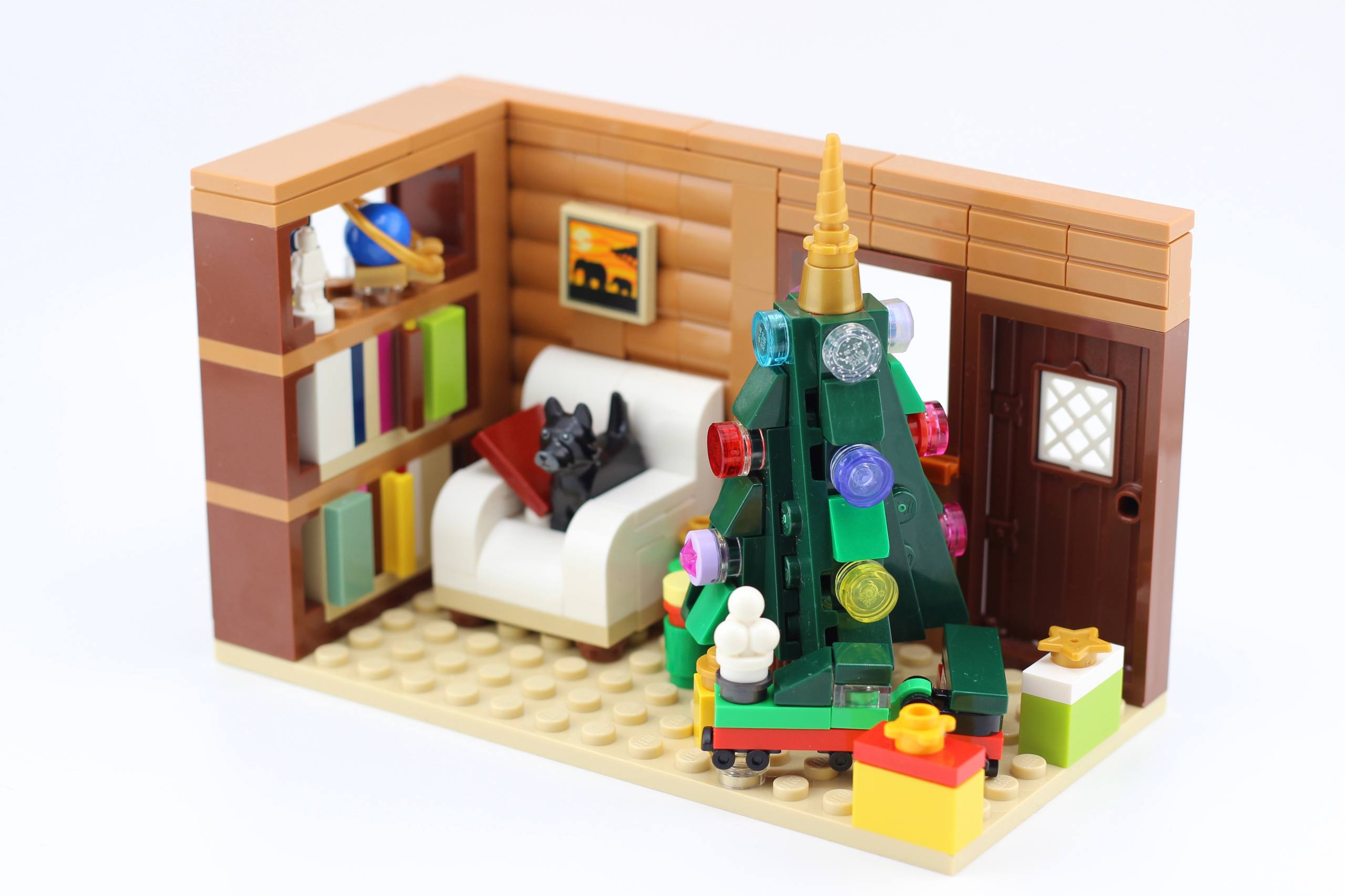 Новогодняя комната из конструктора