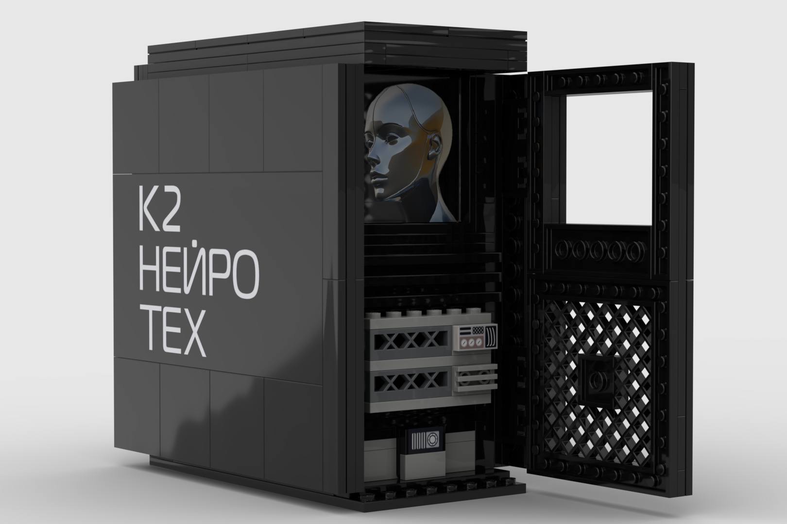 Серверная стойка К2-Нейротех из конструктора